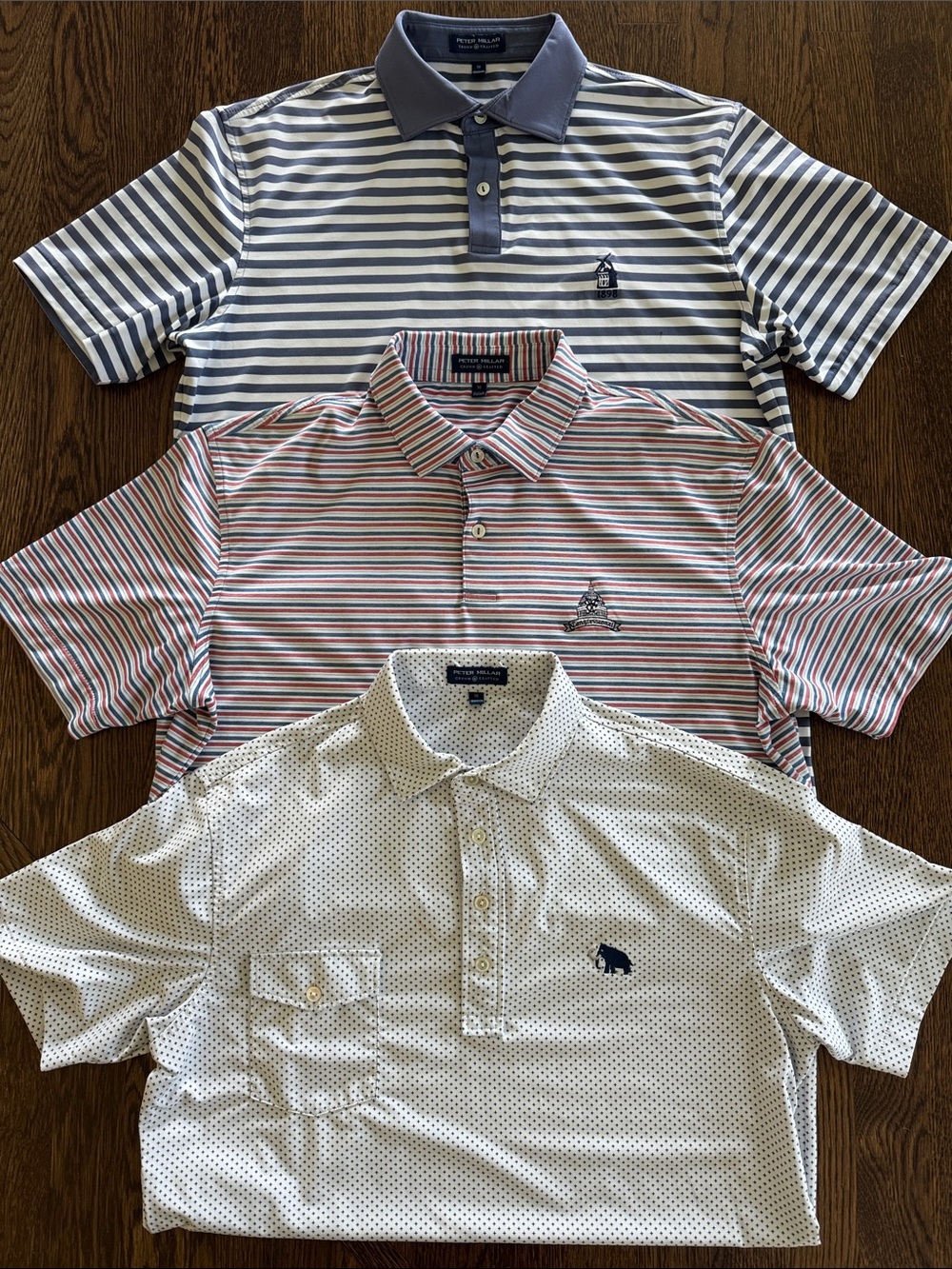 Peter Millar Men’s Golf Polo Trio - Size M